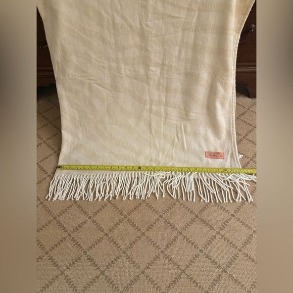 Thula Tula African Zebra Blanket Ivory NWOT - Picture 3 of 9
